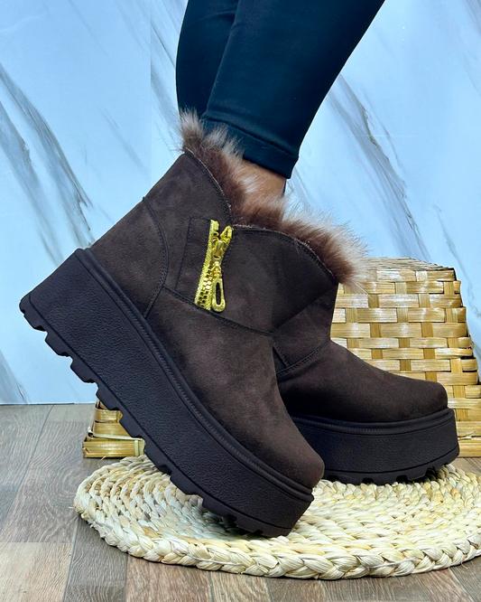 LIZARA MARRON SUEDE-