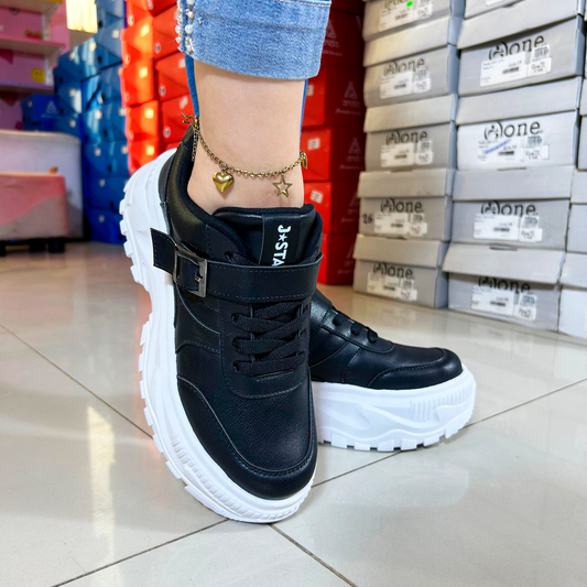 KENIA NEGRO PL BLANCA..