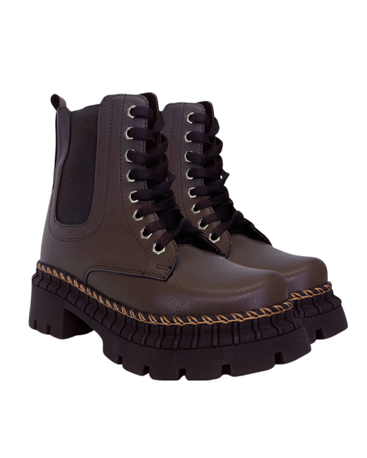 MEGHAN ELASTICO MARRON-