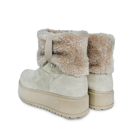 AMBAR BEIGE SUEDE CORTO-