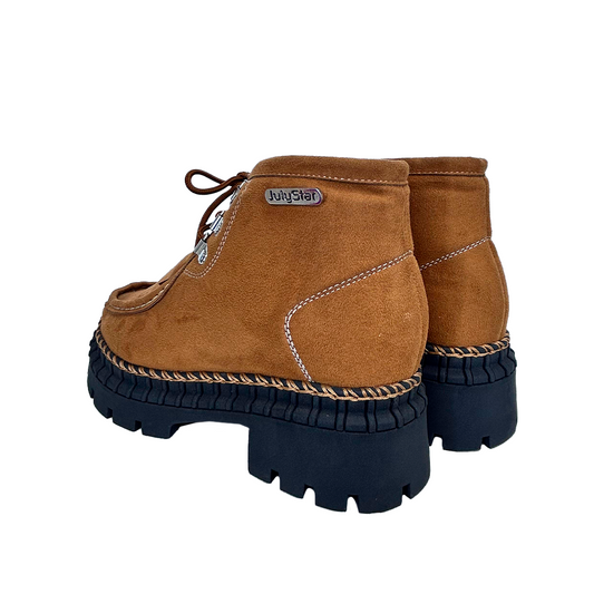 GAROTA BOTIN 2.0 CAMELL SUEDE..