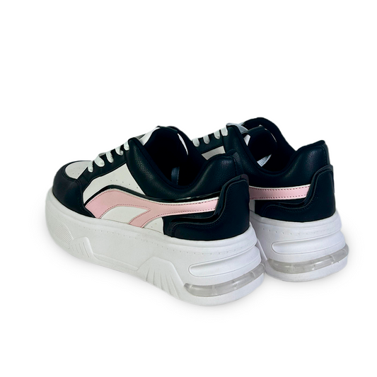 PUMA NEGRO BLANCO ROSA-