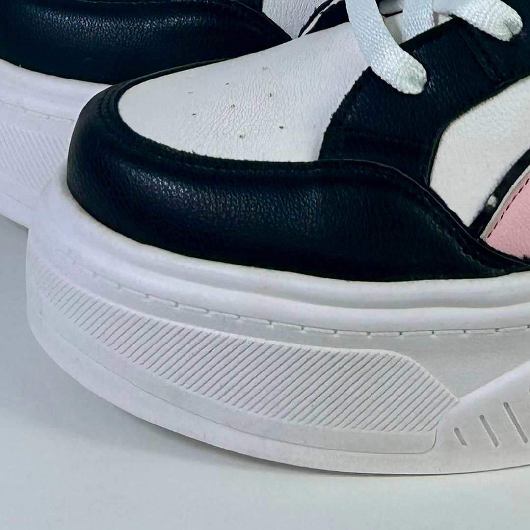 PUMA NEGRO BLANCO ROSA-