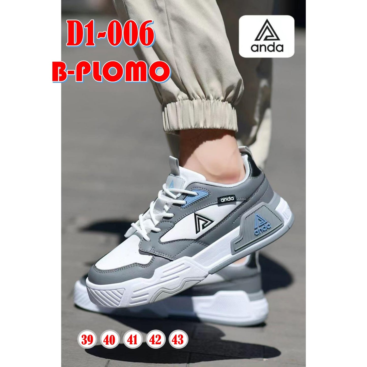 M5 D1-006 BLANCO PLOMO-