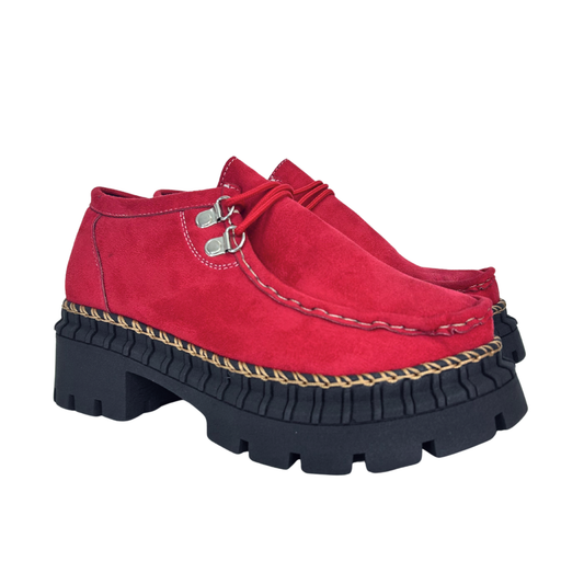 GAROTA 2.0 ROJO SUEDE-