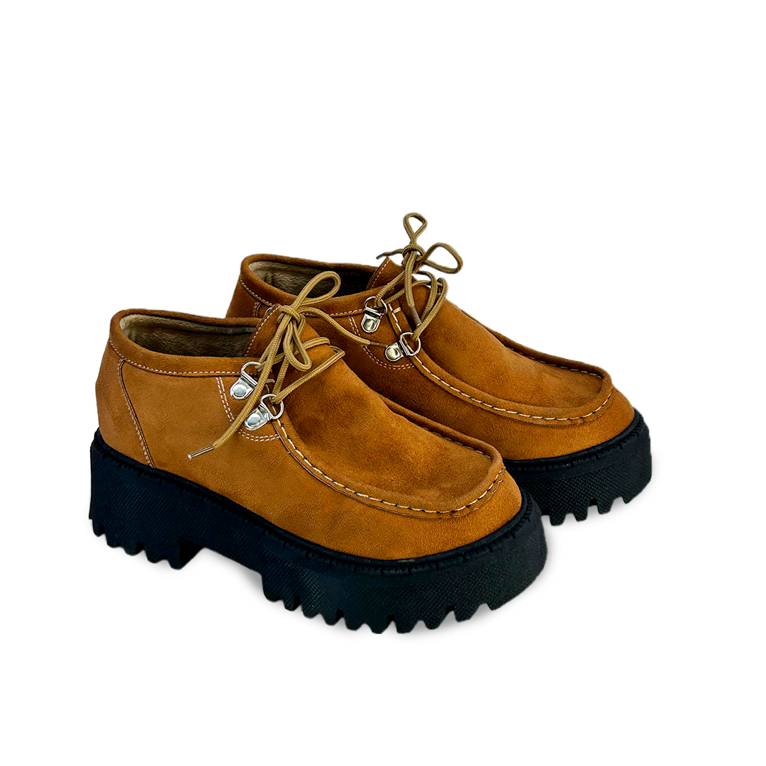 GAROTA CAMELL SUEDE-