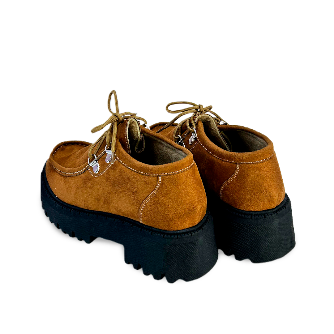 GAROTA CAMELL SUEDE-