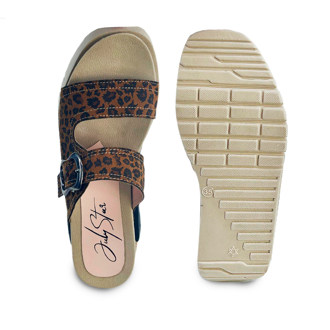 LUA SANDALIA CAMELL PRINT-