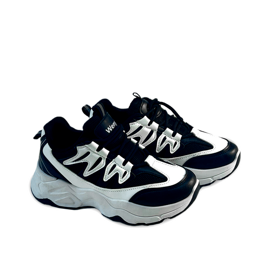 W043 WHITE BLACK-