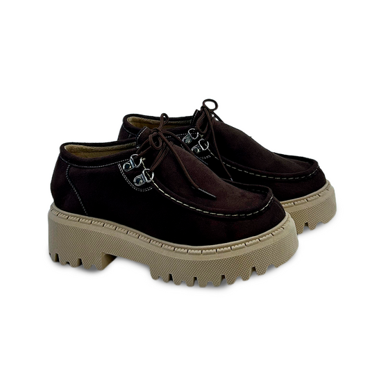 GAROTA MARRON SUEDE-