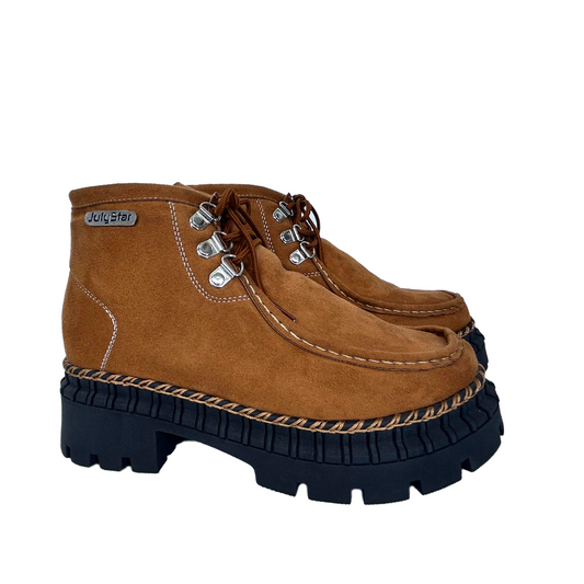 GAROTA BOTIN 2.0 CAMELL SUEDE-