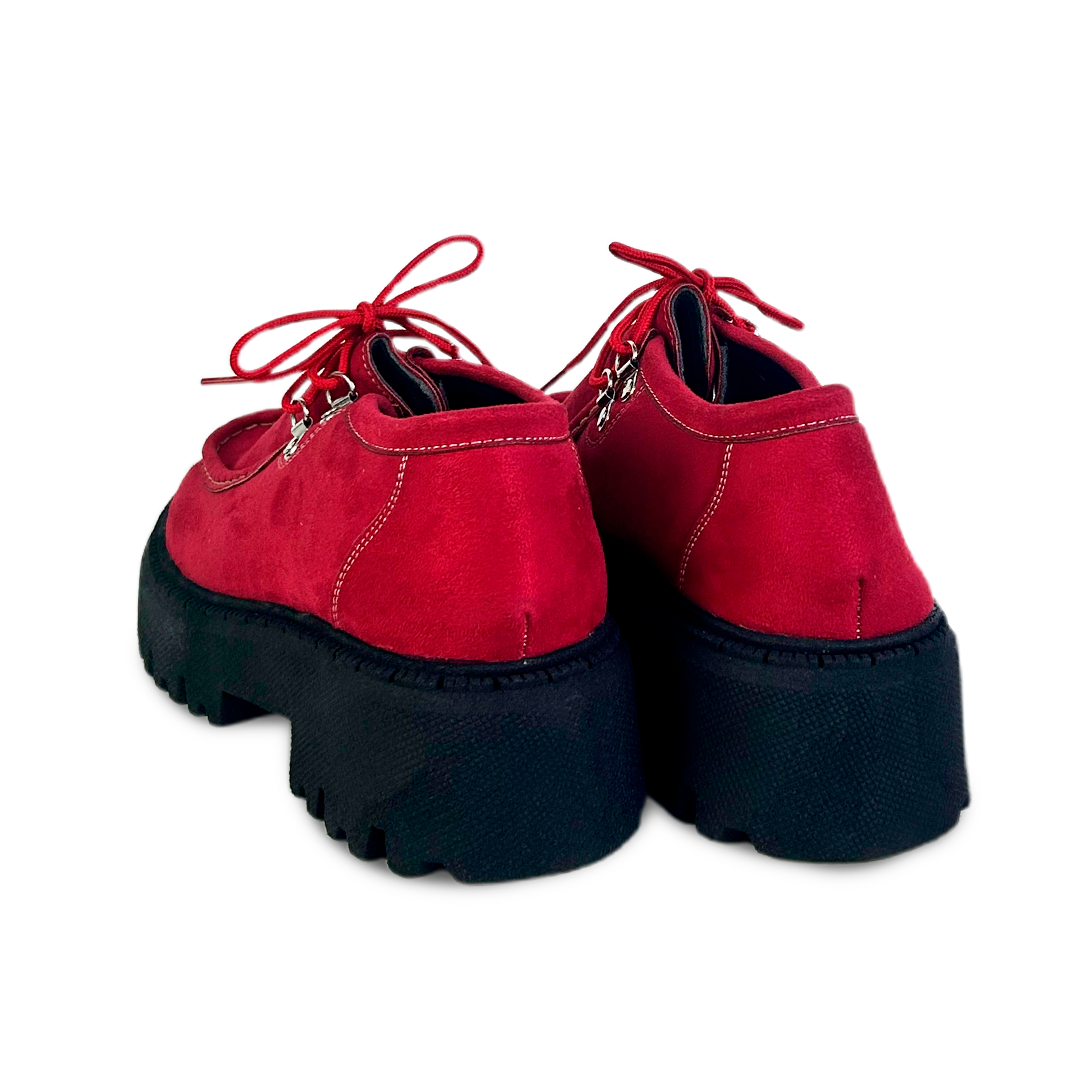 GAROTA ROJO SUEDE-