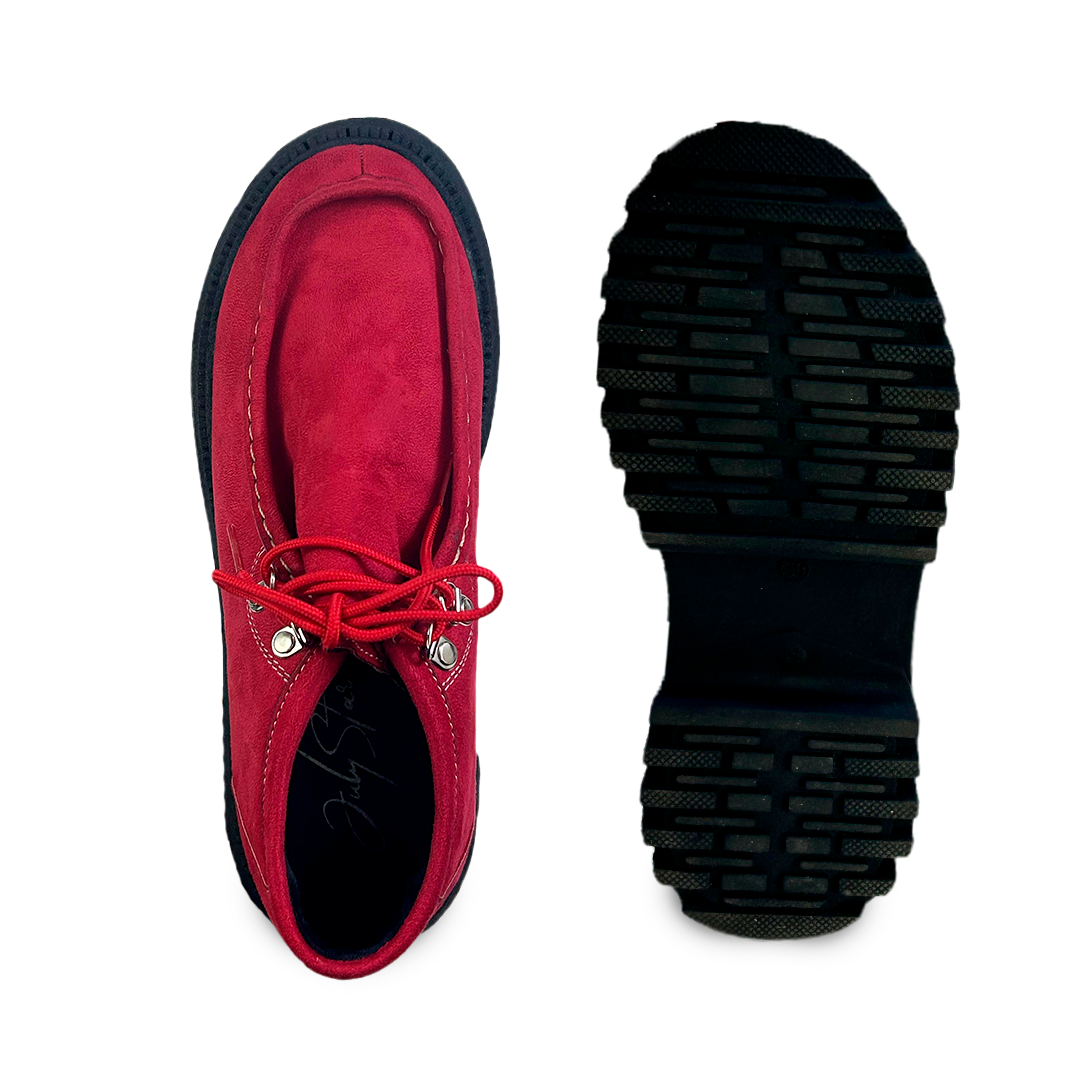 GAROTA ROJO SUEDE-