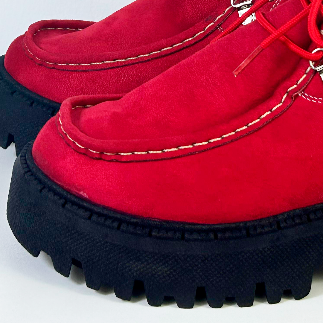 GAROTA ROJO SUEDE-