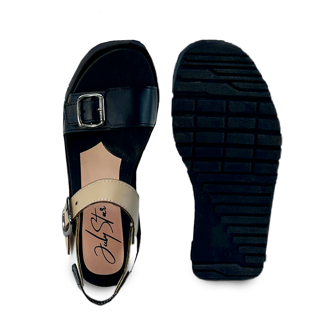 BRUNELA NEGRO BEIGE-