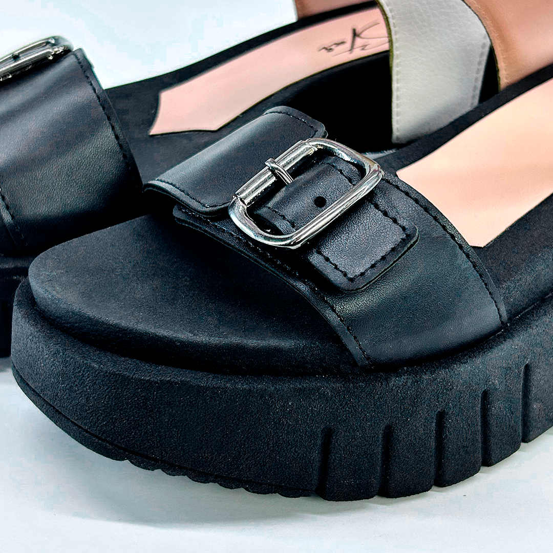 BRUNELA NEGRO BEIGE-