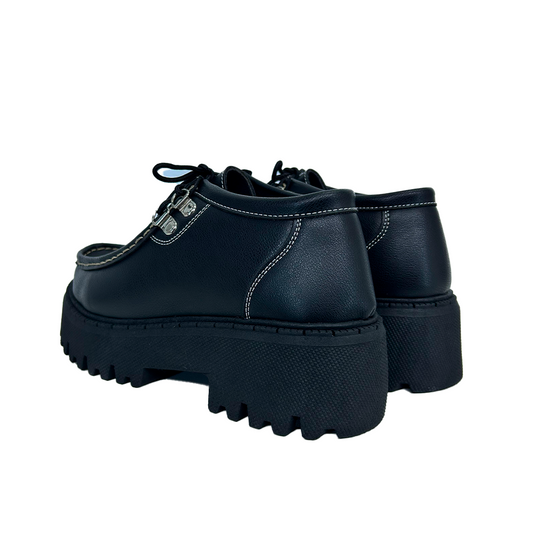 GAROTA NEGRO CUERO-