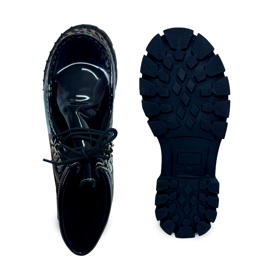GAROTA BOTIN 2.0 NEGRO CHAROL-