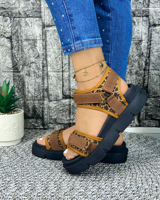 SASHA PRINT CAMELL-