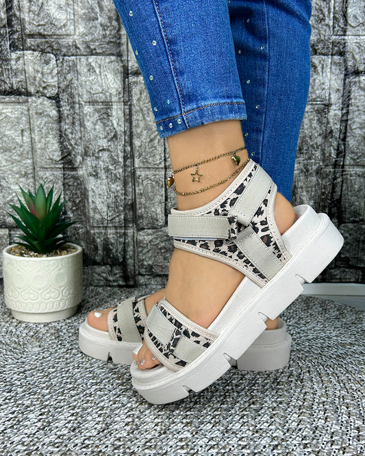 SASHA PRINT BEIGE-
