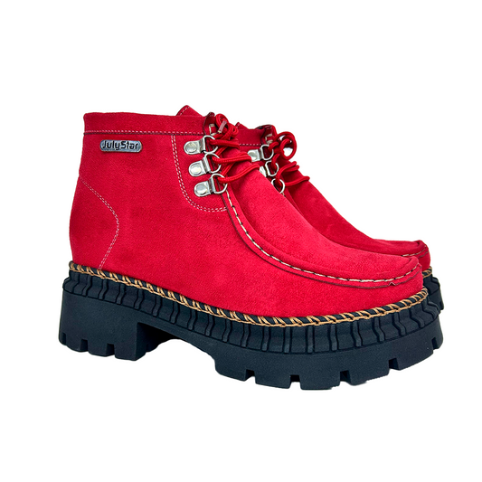 GAROTA BOTIN 2.0 ROJO SUEDE-