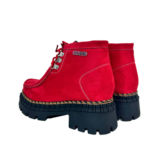 GAROTA BOTIN 2.0 ROJO SUEDE-